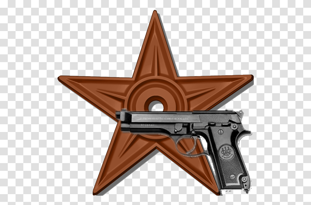 Barnstar Weapons Wild West, Weaponry, Gun, Symbol, Star Symbol Transparent Png