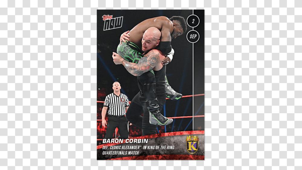 Baron Corbin Def Poster, Person, Sport, Wrestling Transparent Png