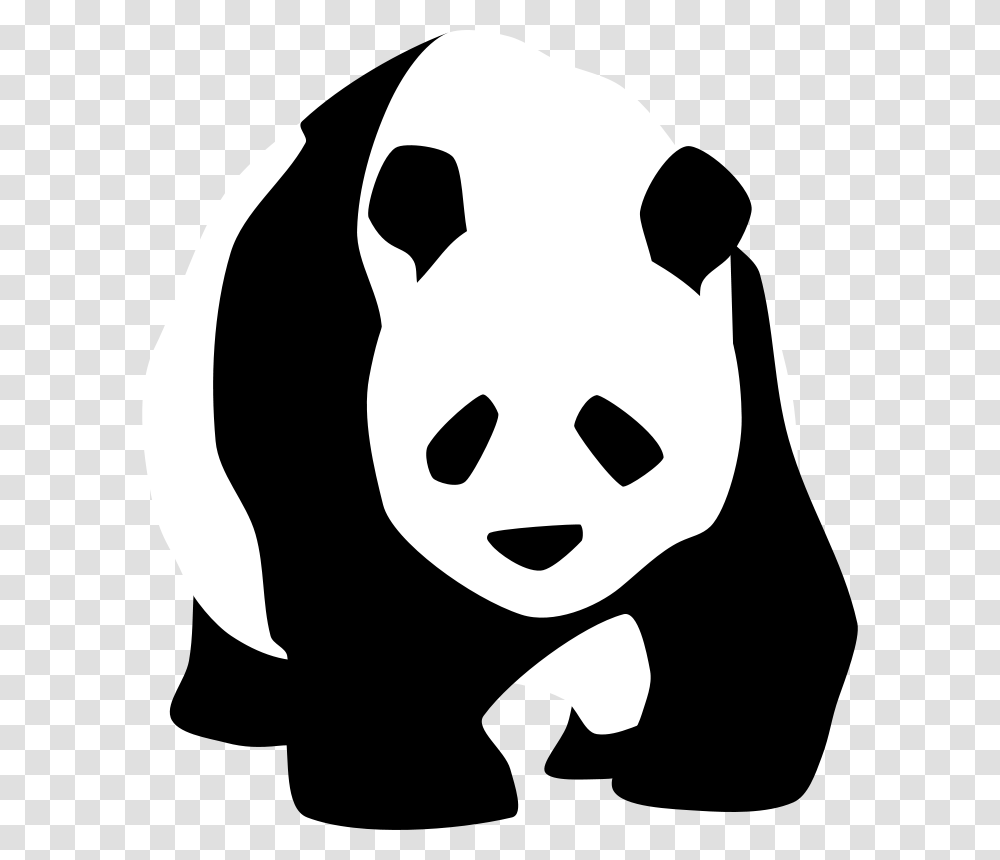 Baronchon Giant Panda, Animals, Stencil, Person, Human Transparent Png