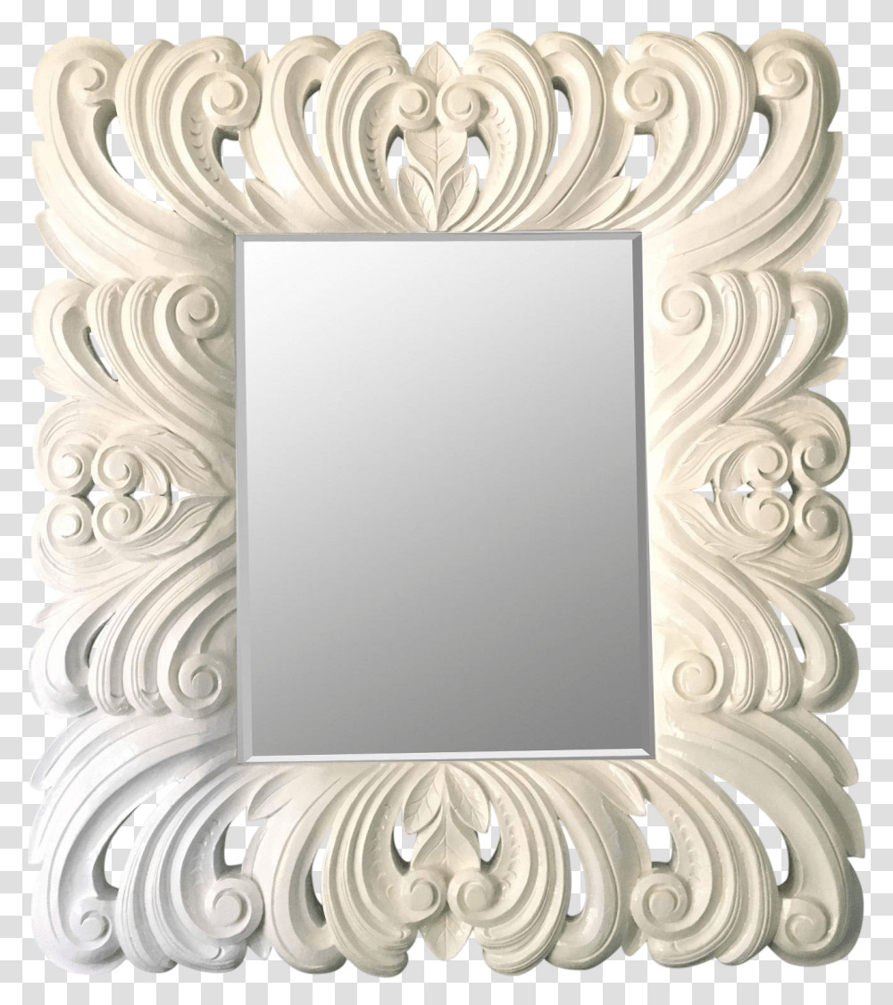 Baroque Frame Mirror, Mailbox, Letterbox Transparent Png