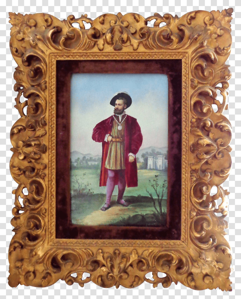 Baroque Frame Picture Frame Transparent Png
