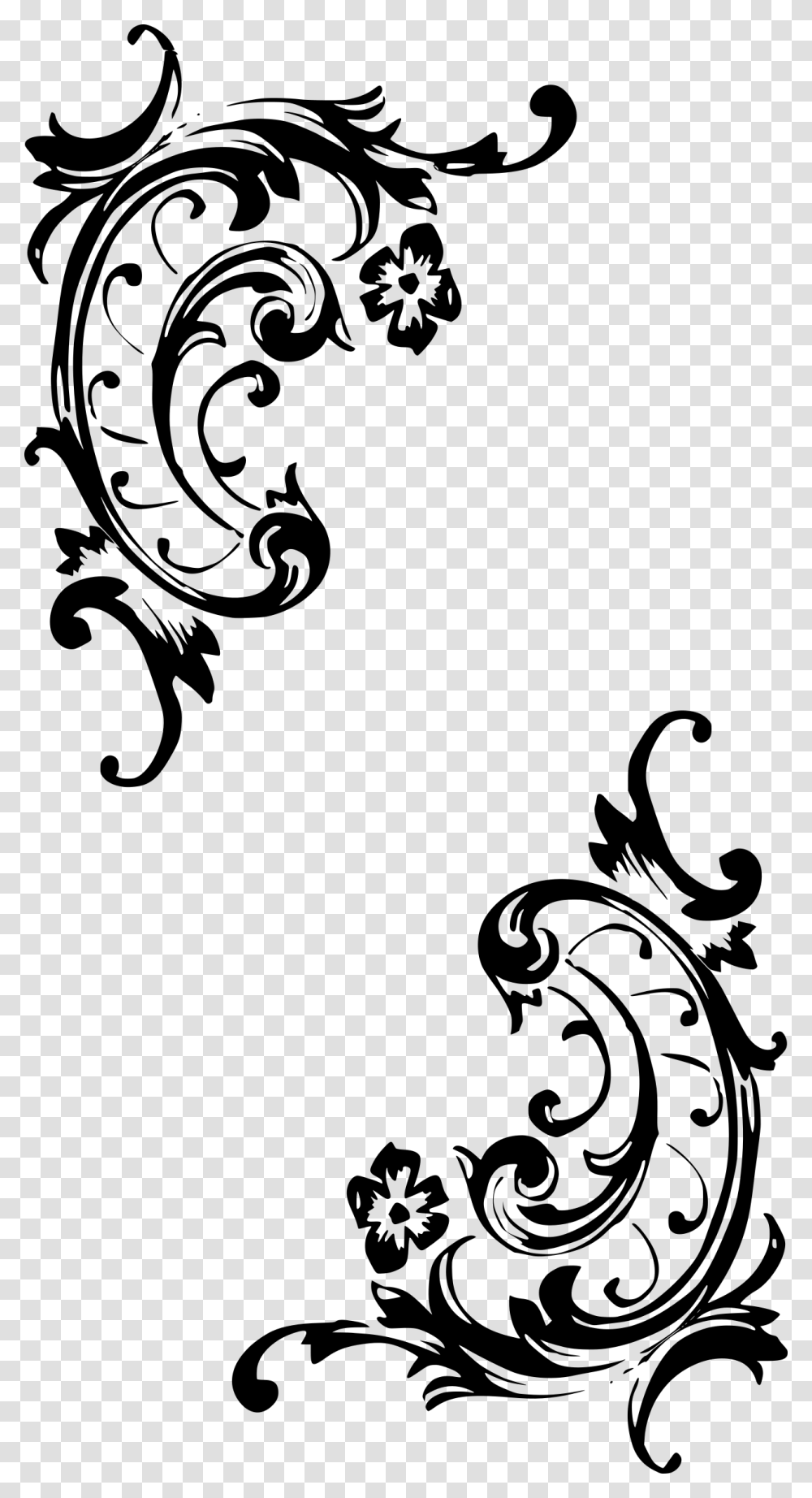 Baroque Pattern Style Free Picture, Gray, World Of Warcraft Transparent Png