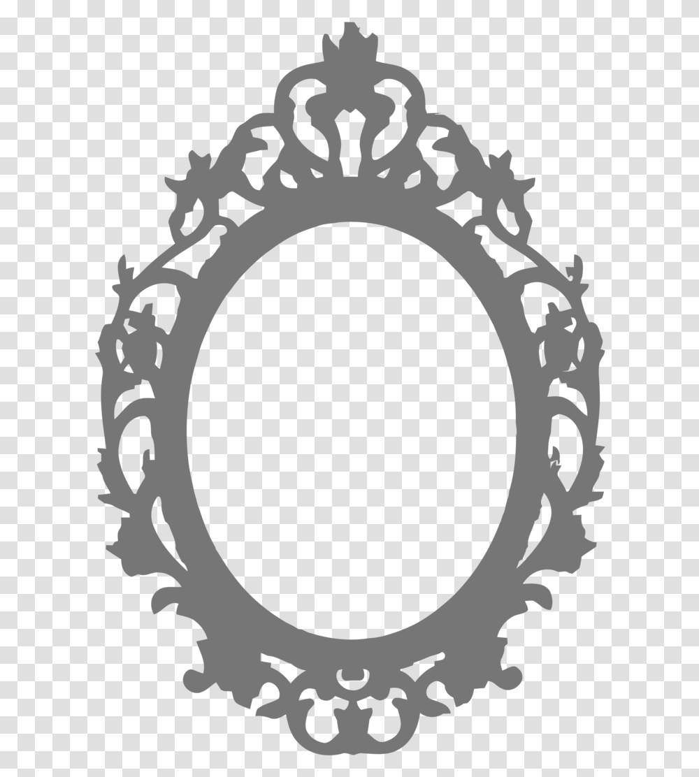 Baroque Vector Victorian Motif Victorian Oval Frame, Label Transparent Png