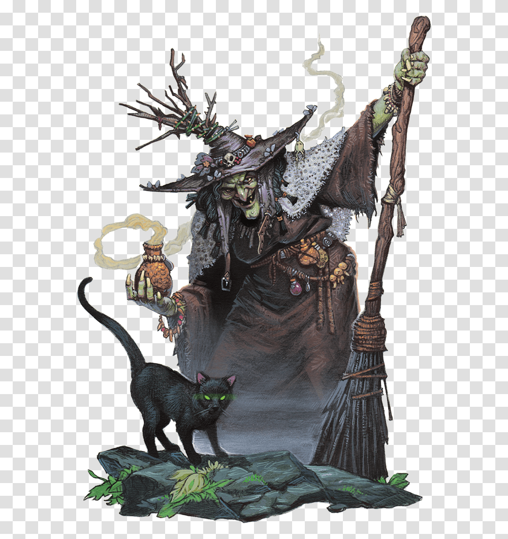 Barovian Witch Curse Of Strahd, Person, Human, Painting Transparent Png