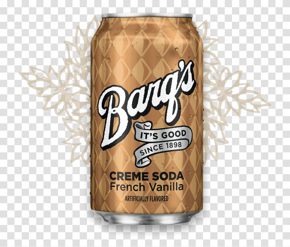 Barq S Creme Soda Barq's Cream Soda French Vanilla, Beverage, Drink, Tin, Can Transparent Png