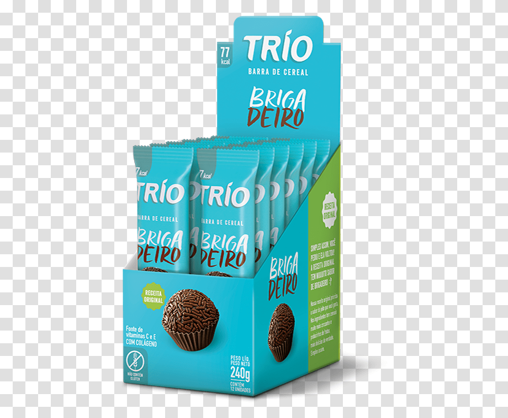 Barra De Cereal Trio Morango Com Chocolate Download Chocolate, Flyer, Poster, Paper, Food Transparent Png