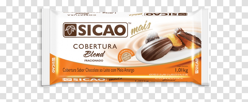 Barra De Chocolate Sicao, Plant, Food, Dessert, Label Transparent Png