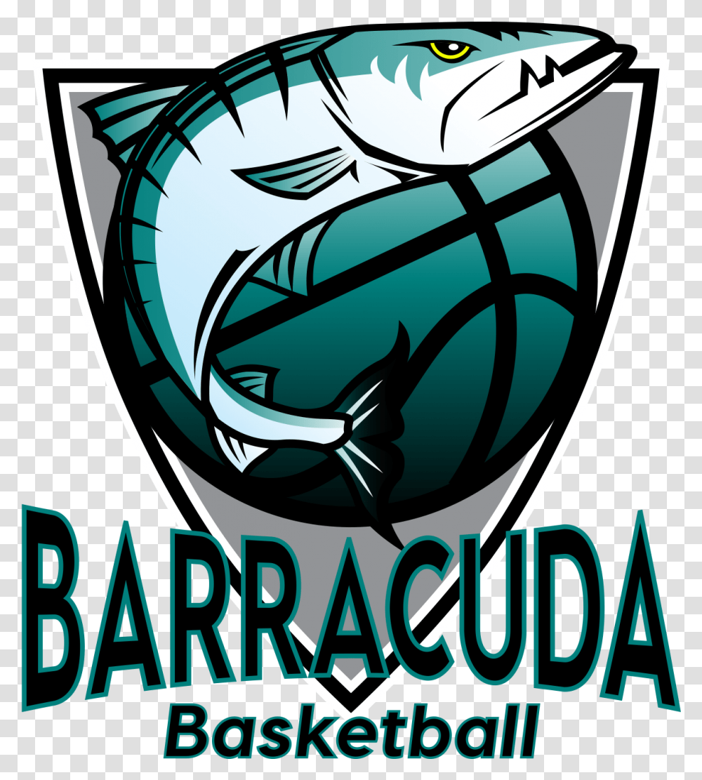 Barracuda Basketball Barracuda Basketball Logo Clipart Barracuda Basketball Logo, Poster, Advertisement, Flyer, Paper Transparent Png
