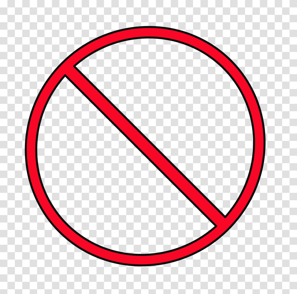 Barred Ring, Sign, Road Sign Transparent Png