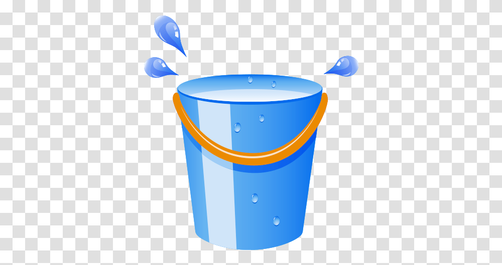 Barrel Cleaning Blue Droplets Water Bucket, Jacuzzi, Tub, Hot Tub Transparent Png
