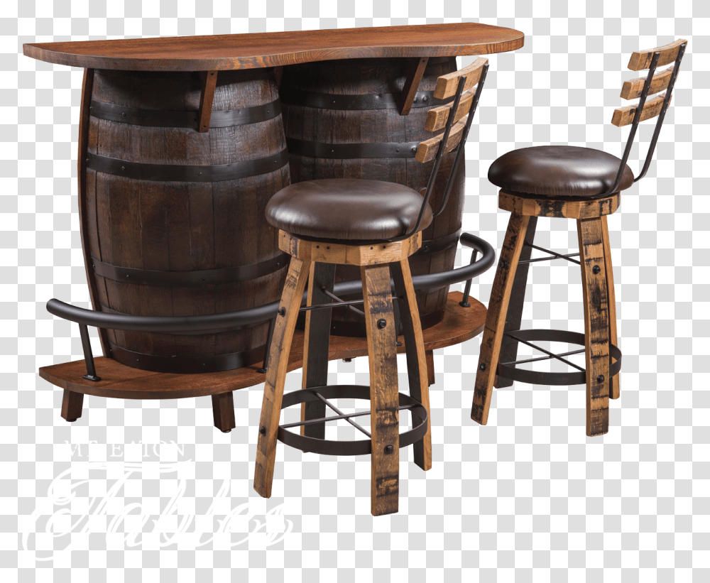 Barrel Download Bar Table Background, Furniture, Chair, Bar Stool, Wood Transparent Png