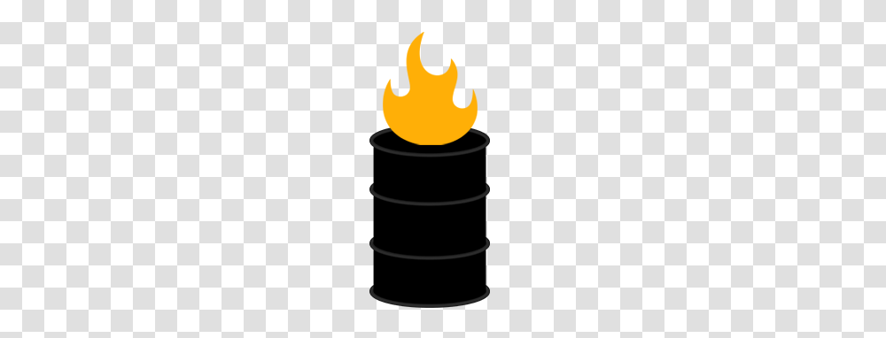 Barrel Orange, Candle, Cylinder, Flame, Fire Transparent Png