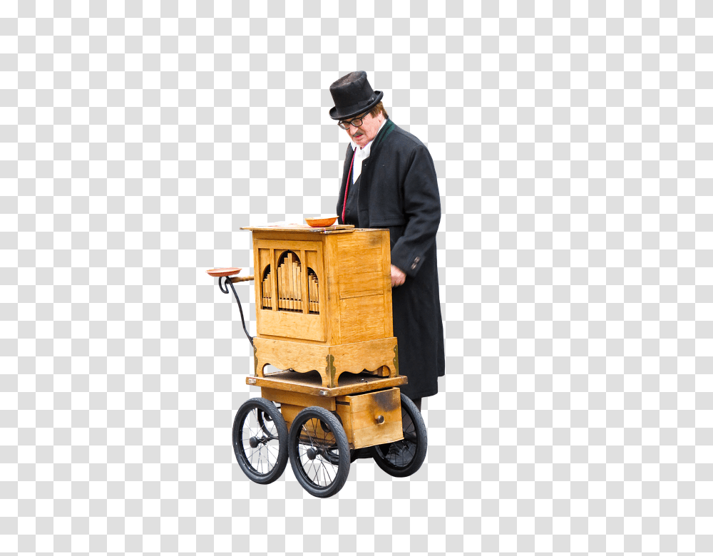 Barrel Organ 960, Music, Person, Vehicle, Transportation Transparent Png