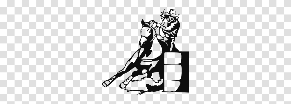 Barrel Racing Style A Bampm Expressions, Stencil, Ninja, Rodeo, Knight Transparent Png