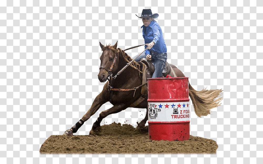 Barrel Racing Western Riding Rodeo Horse Equestrian Barrel Racing No Background, Person, Human, Mammal, Animal Transparent Png