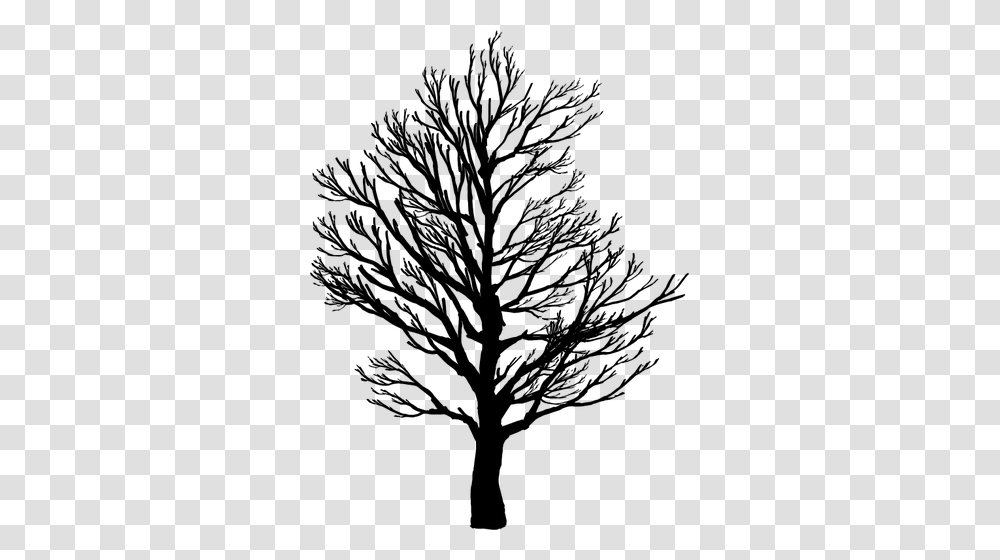 Barren Tree Silhouette, Gray, World Of Warcraft Transparent Png