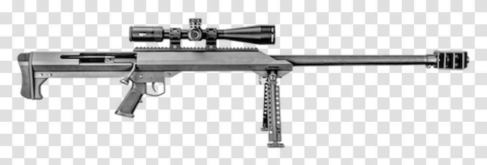 Barrett M99 With Vortex Scope 50 Bmg Barrett, Gun, Weapon, Weaponry, Machine Gun Transparent Png