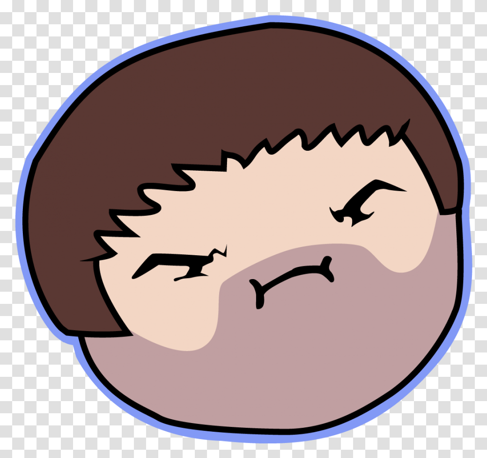 Barry Game Grumps Head Clipart Game Grumps Barry Grump Head, Label, Plant, Face Transparent Png