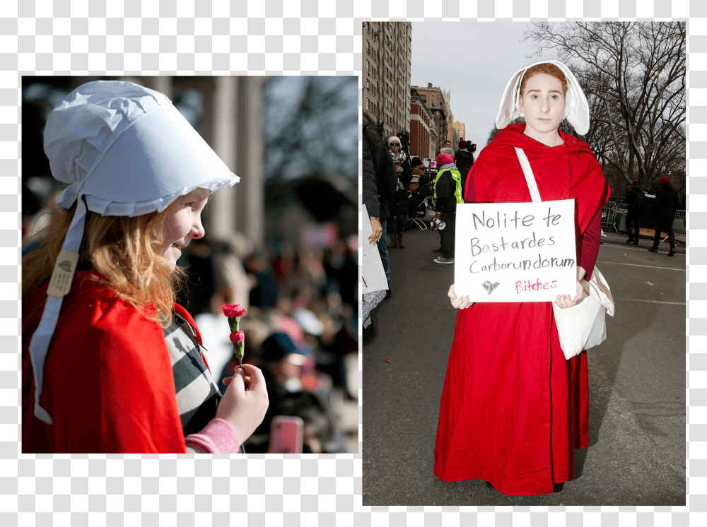 Barry Jenkins Doesn't Know If We Should Write Off Kanye Handmaid's Tale Protest, Person, Helmet, Skirt Transparent Png