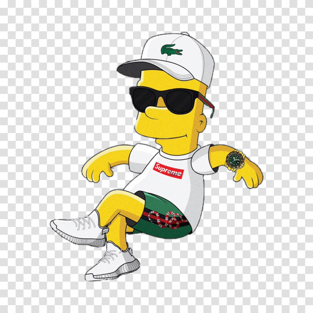 Bart Hypebeast, Person, Human, Sunglasses, Accessories Transparent Png