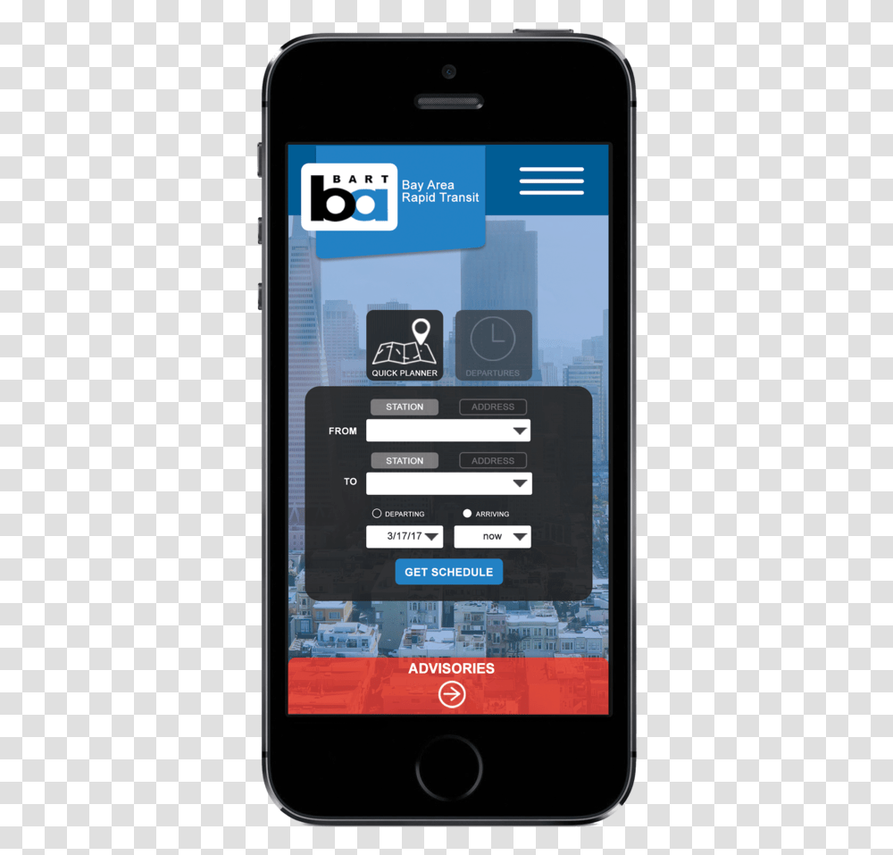 Bart Mobile App, Mobile Phone, Electronics, Cell Phone Transparent Png