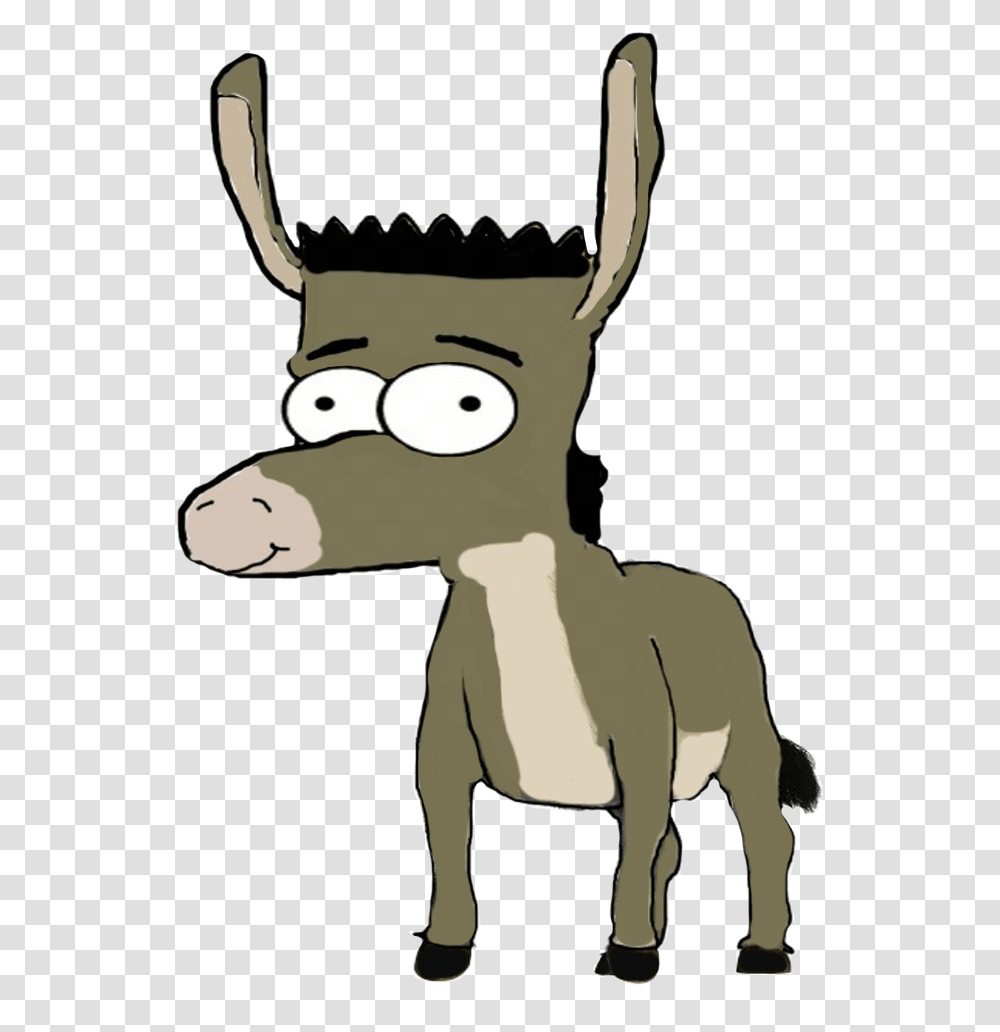 Bart Simpson As Donkey, Mammal, Animal, Warthog, Wildlife Transparent Png