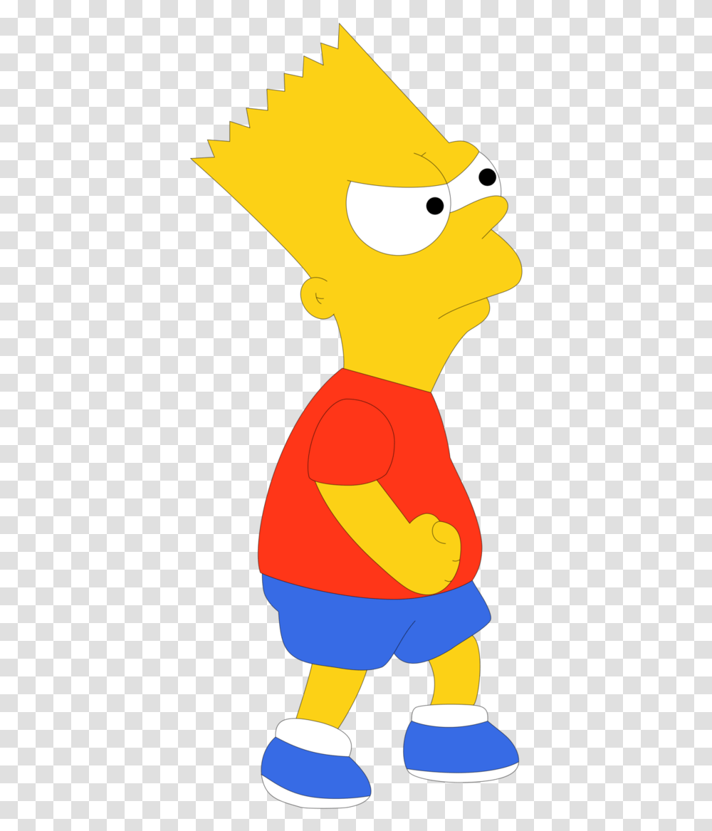 Bart Simpson Bart Simpson Angry, Hand, Flare, Light Transparent Png