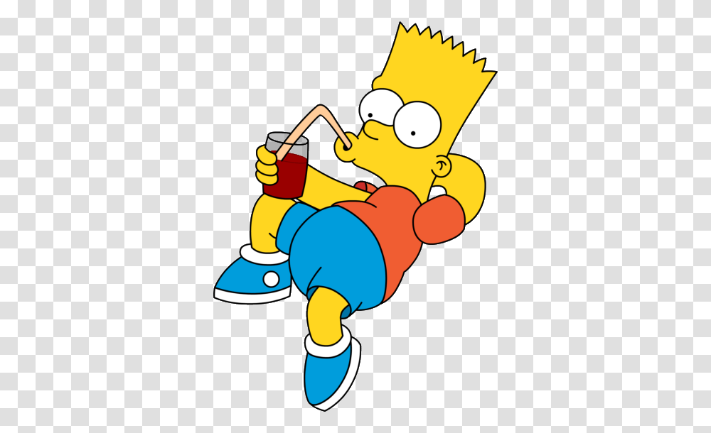 Bart Simpson Drinking, Apparel Transparent Png