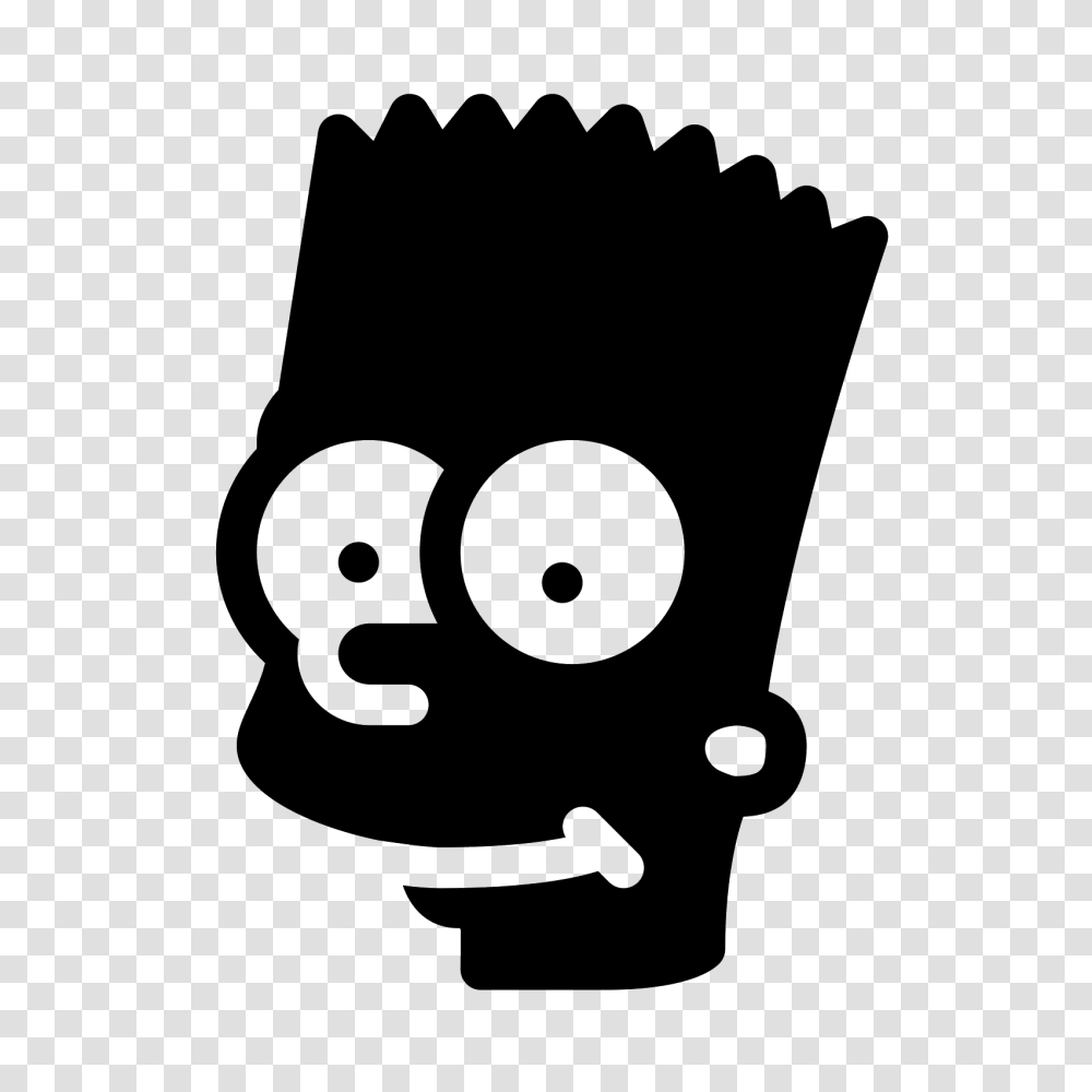 Bart Simpson Filled Icon, Gray, World Of Warcraft Transparent Png