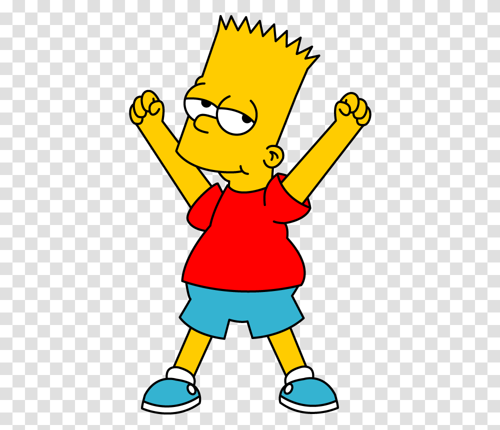 Bart Simpson Free Vector Simpsons Clipart, Person, Hand, People, Girl Transparent Png