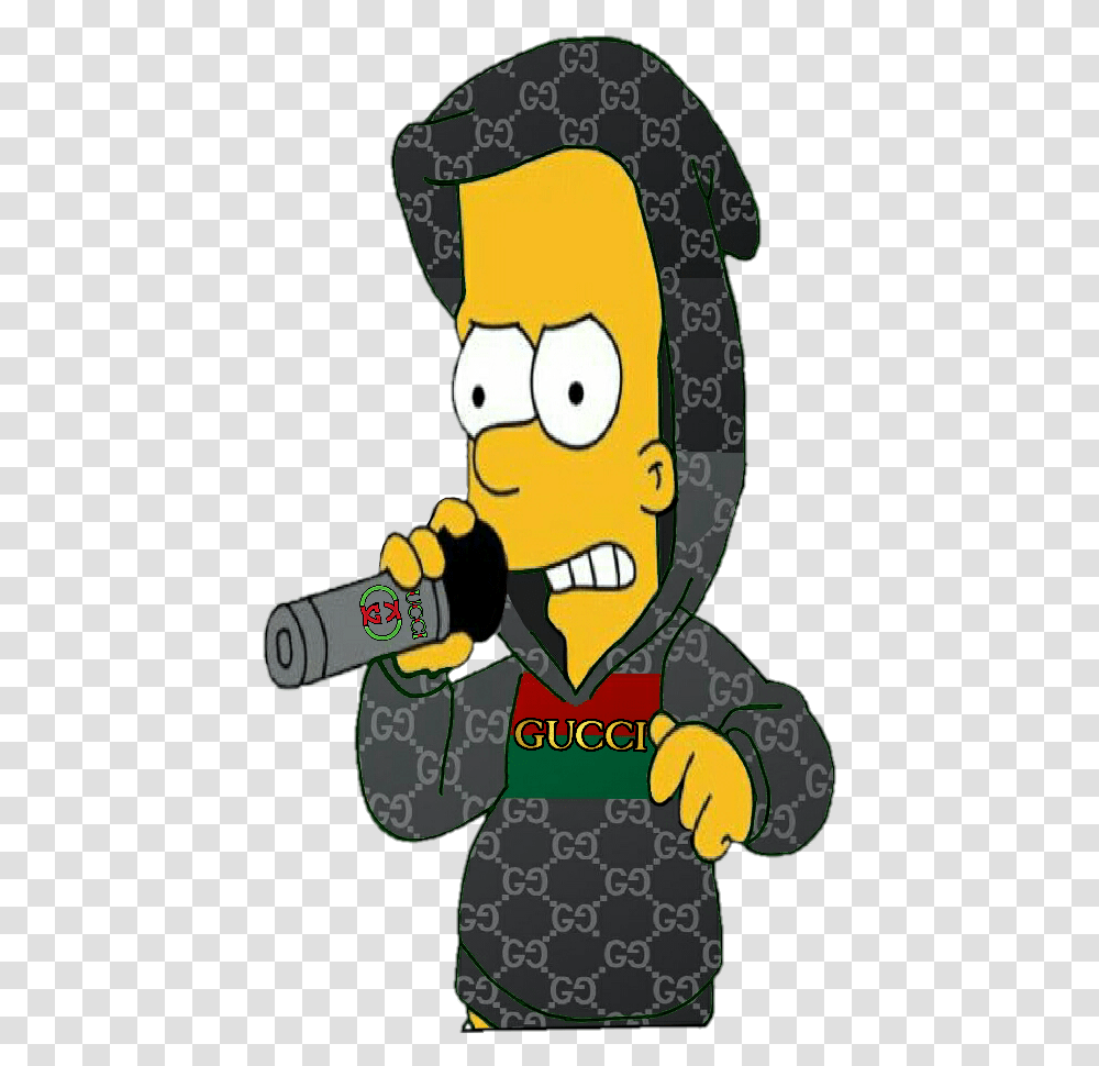 navneord kiwi Abnorm Bart Simpson Gucci, Apparel, Leisure Activities Transparent Png – Pngset.com