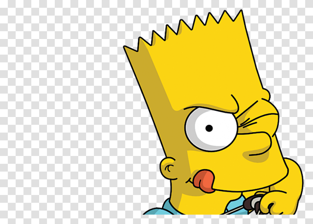 Bart Simpson Homero Bart, Plant, Label, Graphics, Food Transparent Png