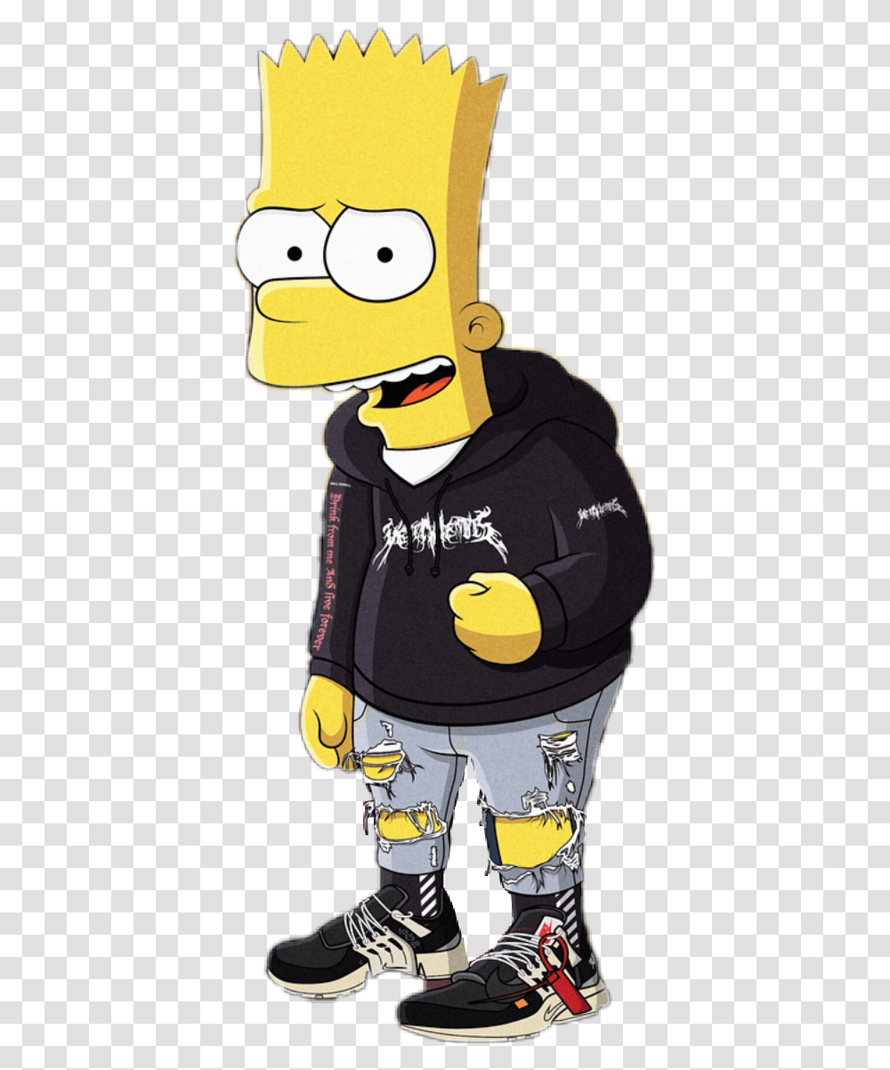 Bart Simpson Hypebeast, Apparel, Sweatshirt, Sweater Transparent Png