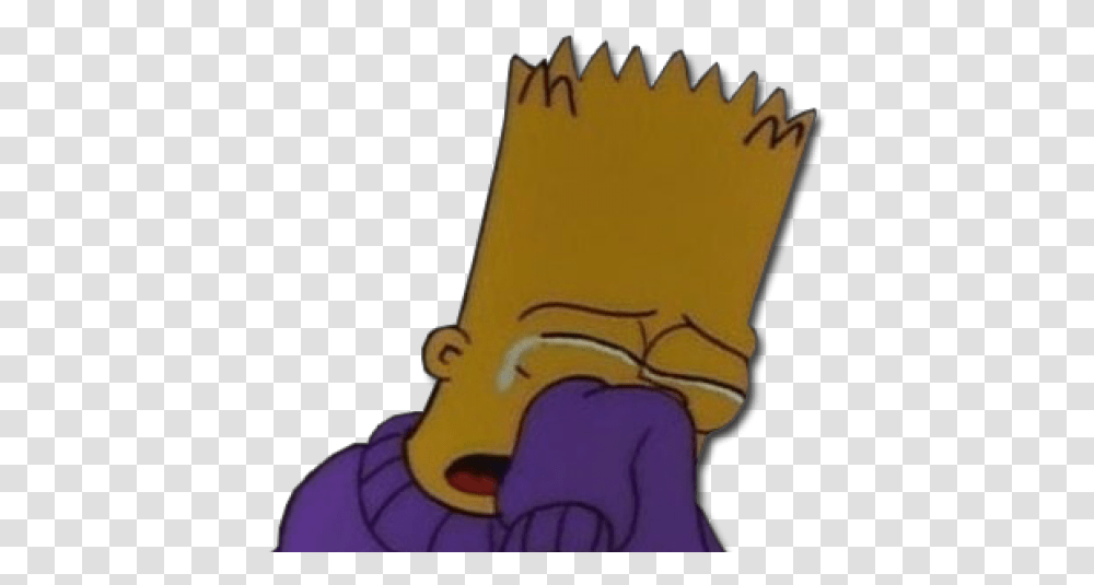 Bart Simpson Images Bart Simpson Meme Sad, Apparel, Hand, Sweets Transparent Png