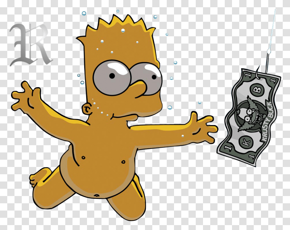 Bart Simpson Nirvana Simpson, Hand Transparent Png