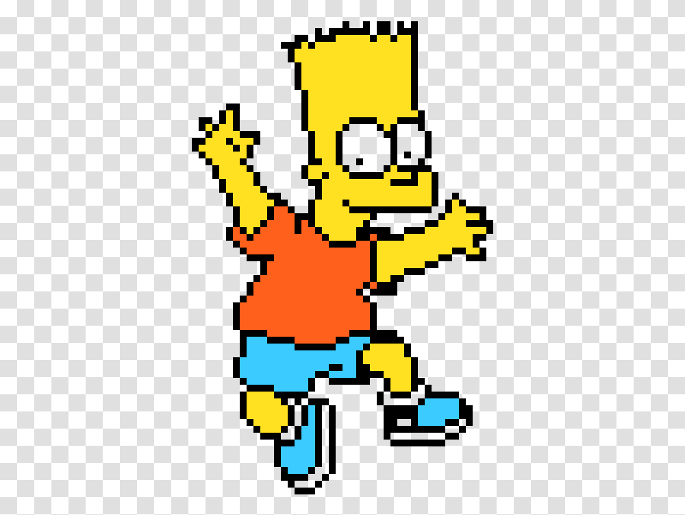 Bart Simpson Pixel, Pac Man Transparent Png