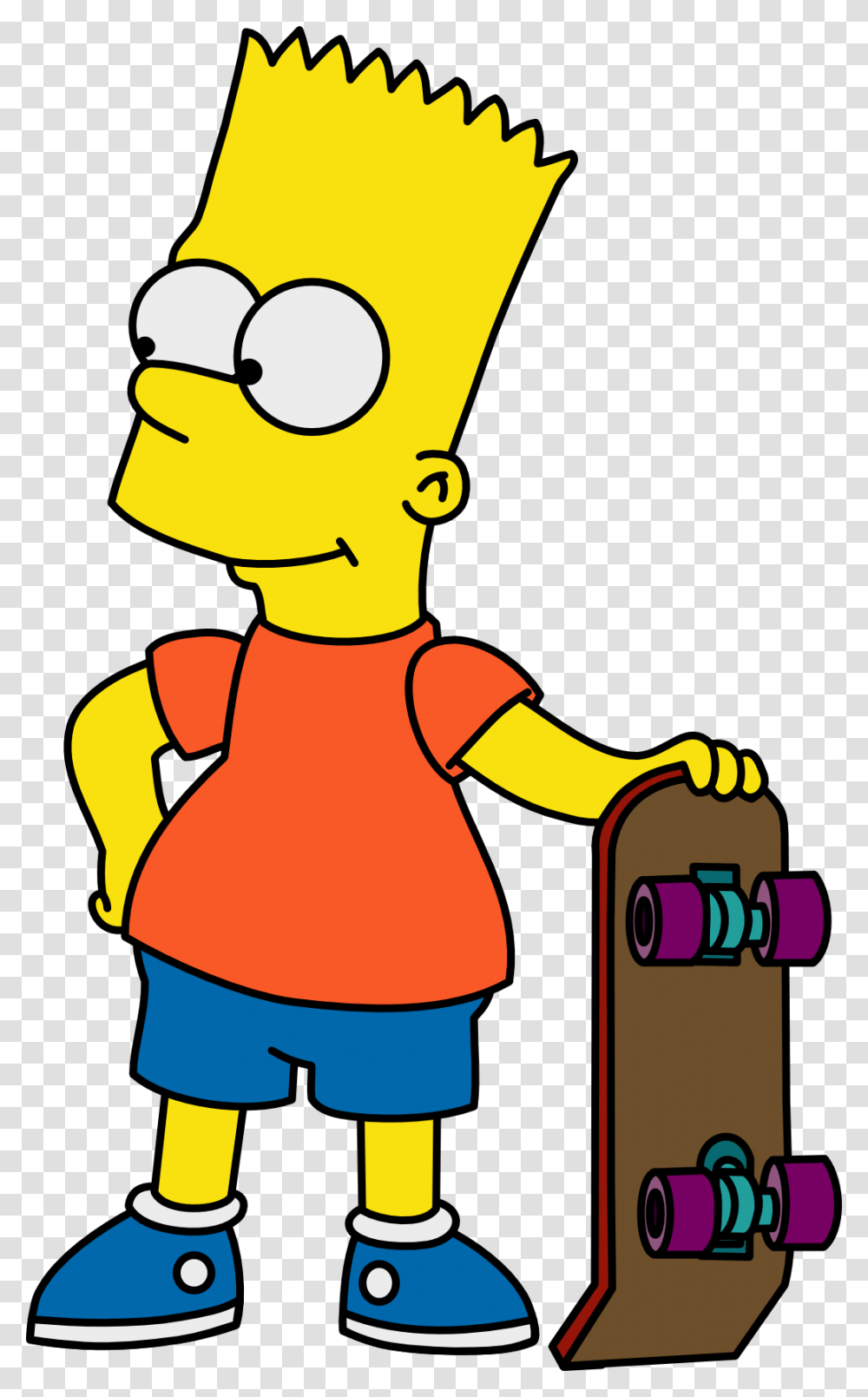 Bart Simpson Skateboard, Person, Human, People, Female Transparent Png