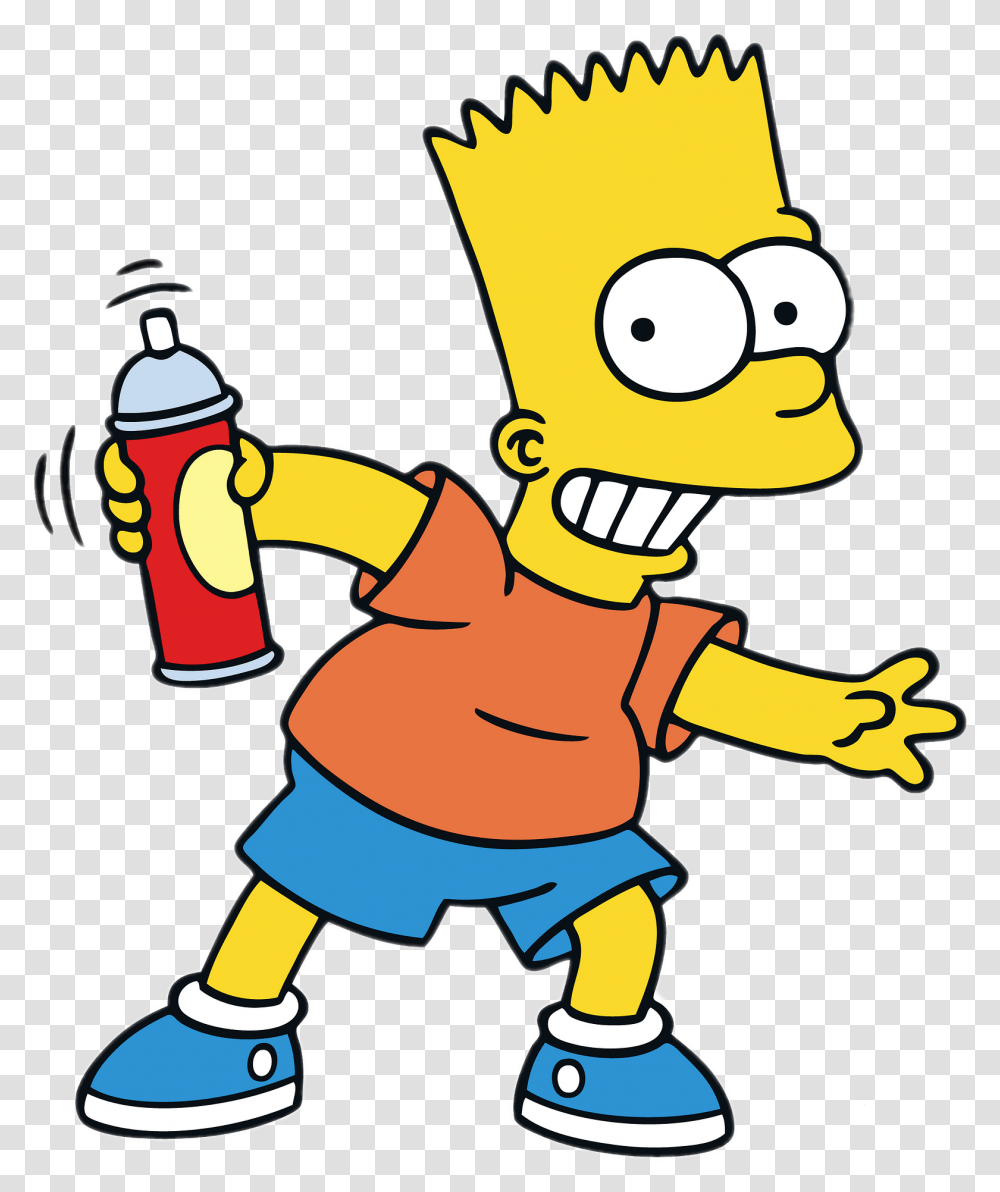 Bart Simpson Tagging Bart Simpson, Fireman Transparent Png