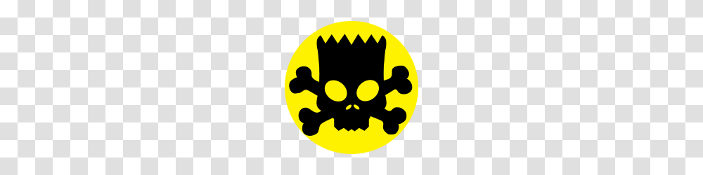Bart Skull And Crossbones, Batman Logo, Trademark Transparent Png