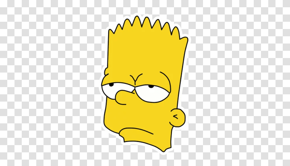 Bart Stickers Set For Telegram, Label, Plant, Scroll Transparent Png