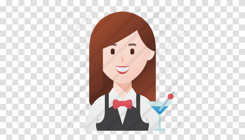 Bartender Free People Icons Illustration, Performer, Face, Photography, Waiter Transparent Png