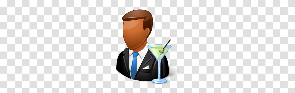 Bartender Male Icon, Cocktail, Alcohol, Beverage, Drink Transparent Png