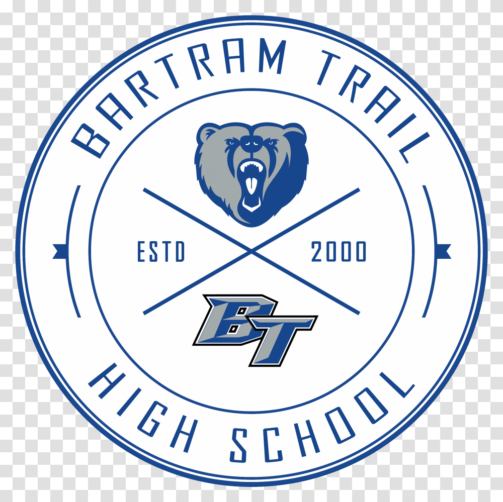 Bartram Trail High School Bartram Trail Bear, Label, Text, Logo, Symbol Transparent Png