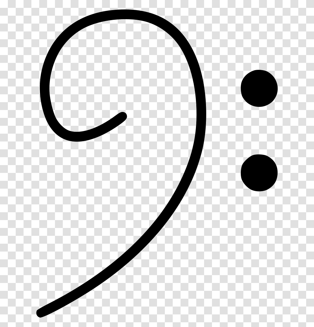 Base Clef Music Note Circle, Alphabet, Number Transparent Png