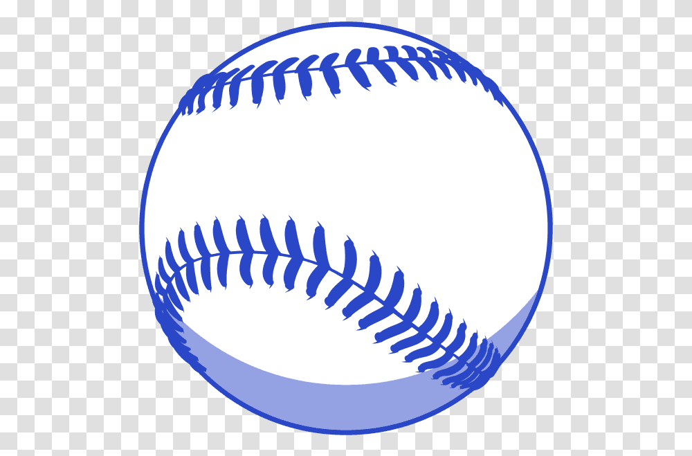 Baseball Ball Stitch Clipart Baseball With Blue Stitching, Team Sport, Sports, Softball Transparent Png