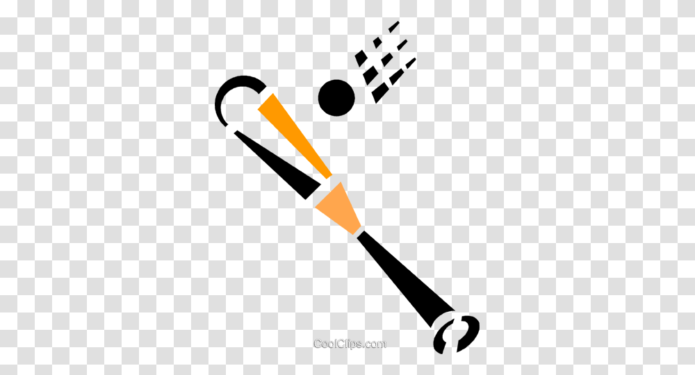Baseball Bat And Ball Royalty Free Vector Clip Art Illustration, Sport, Sports, Team Sport, Oars Transparent Png