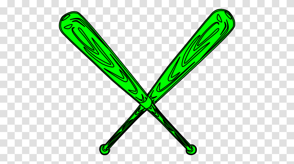 Baseball Bat Clipart Green, Team Sport, Sports, Softball, Scissors Transparent Png