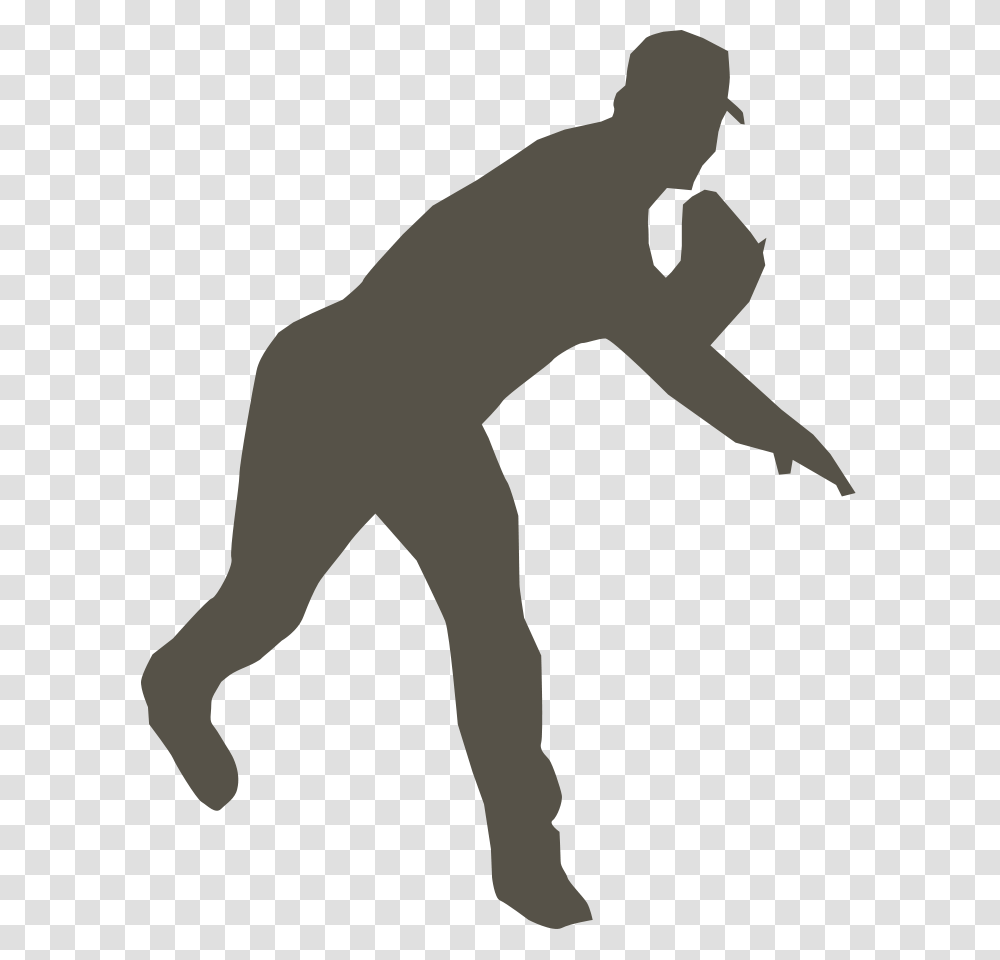 Baseball Clip, Silhouette, Person, Leisure Activities, Stencil Transparent Png