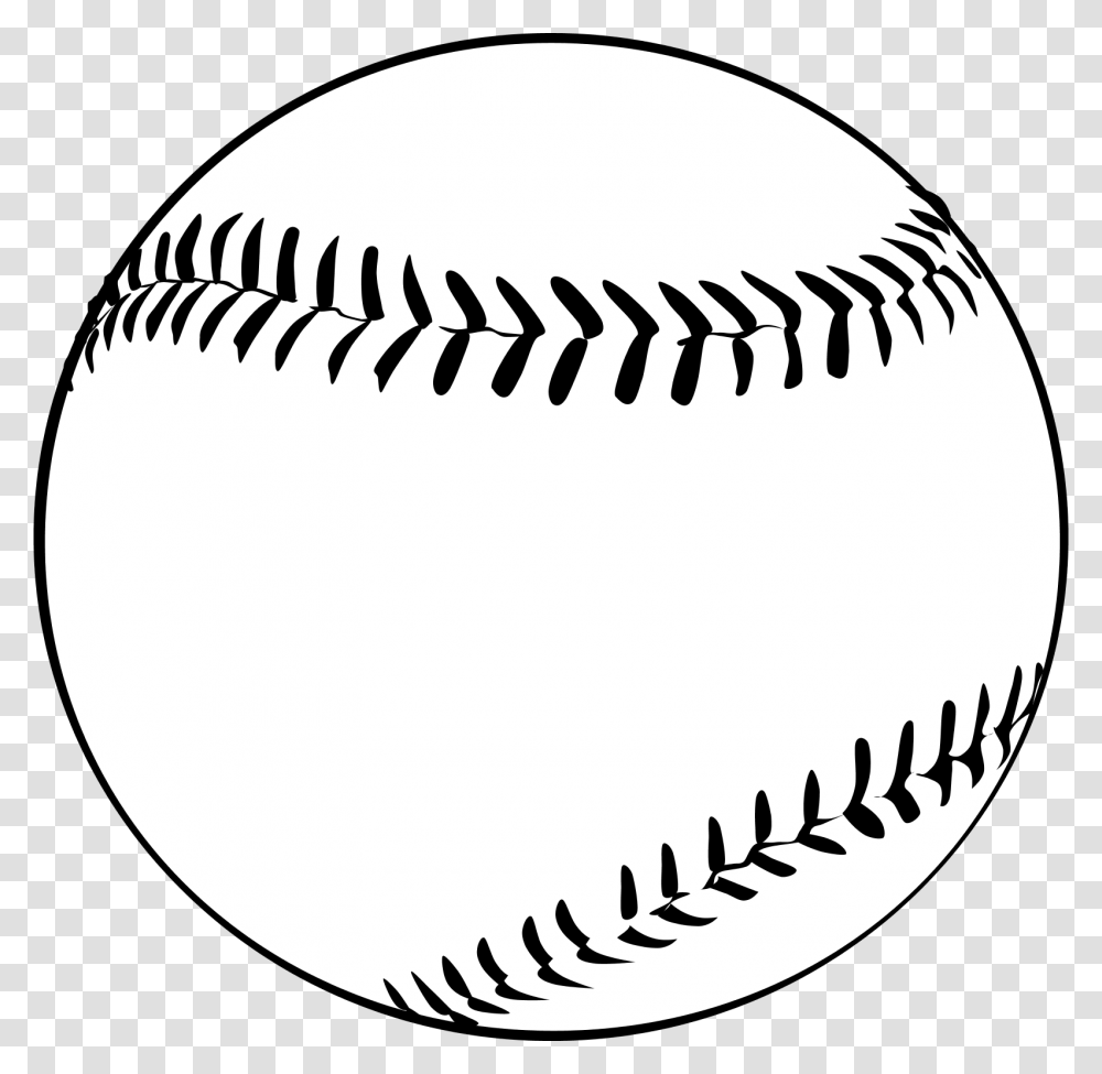 Baseball Clipart Background Clip Art Black And White Baseball, Team Sport, Sports, Softball, Sphere Transparent Png