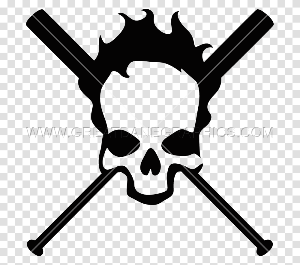 Baseball Clipart Skull, Bow, Silhouette, Emblem Transparent Png
